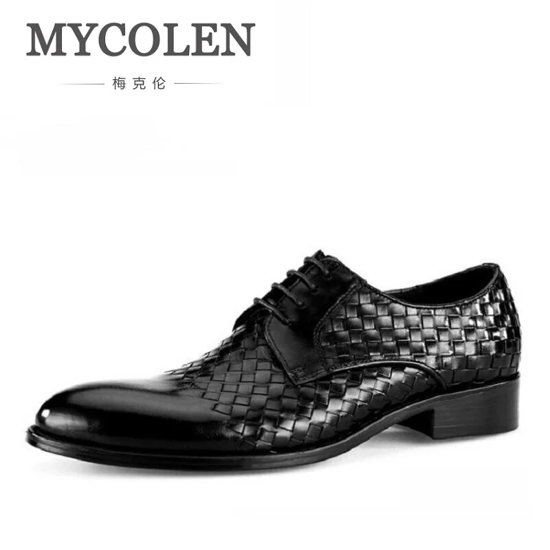 MYCOLEN/элегантные мужские туфли в английском стиле с закругленным носком Мужские