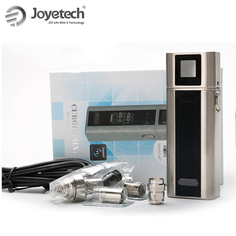 Оригинальный Joyetech Cuboid мини Комплект 80 Вт со встроенной батареей 2400 мАч + 5 мл Atomizer