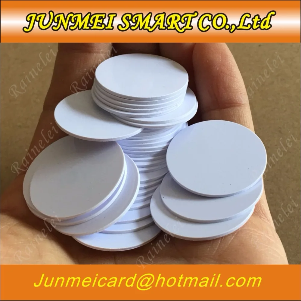 NFC тег nfc 215 чип карты диск ПВХ с диаметром 25 мм круглый для Tagmo|pvc tag|pvc 25mmpvc t |