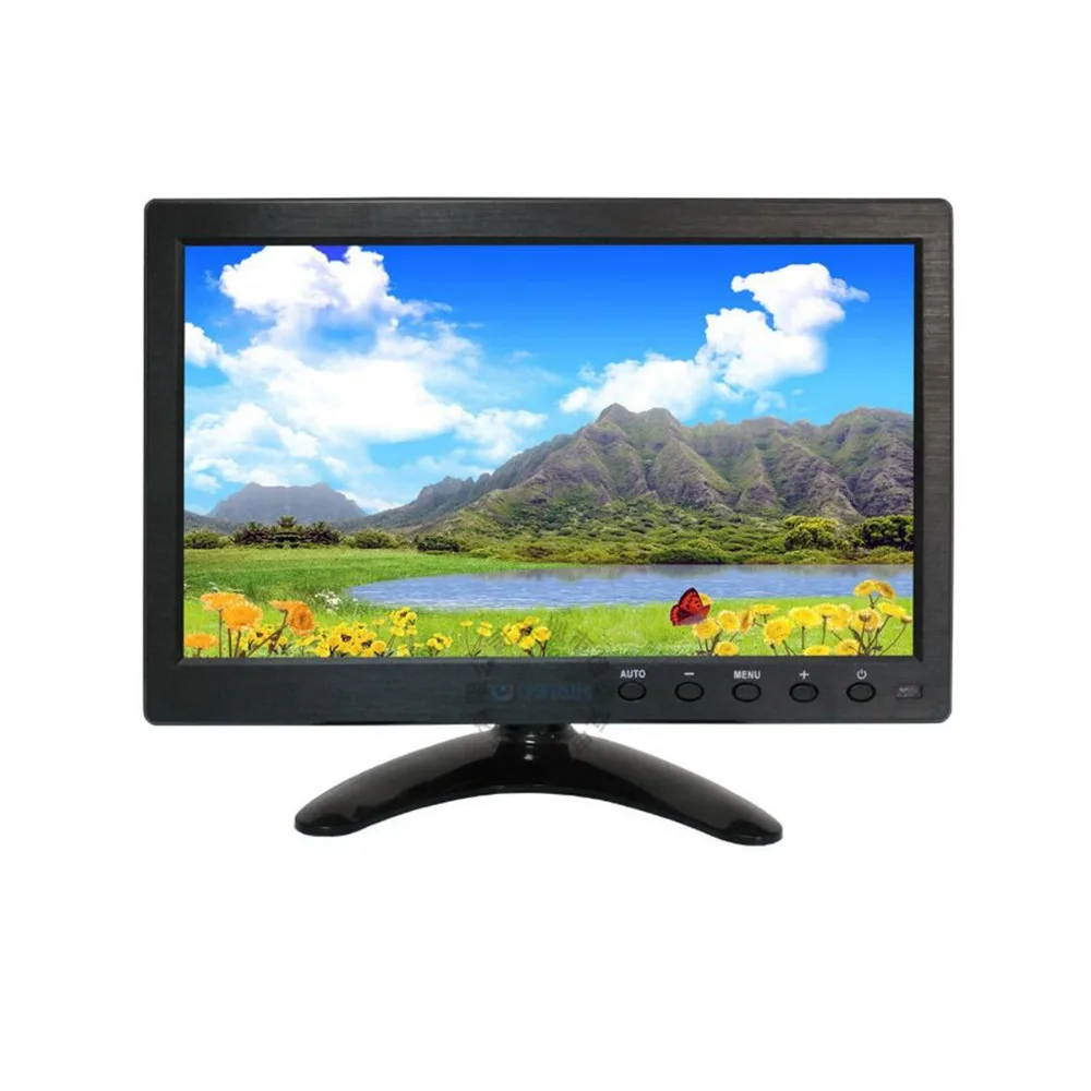Wearson 10,1 дюймов ЖК-монитор экран дисплей 16:9 1366*768 с VGA/HDMI/BNC/AV функция для ПК& DVD& CCTV системы и т. Д