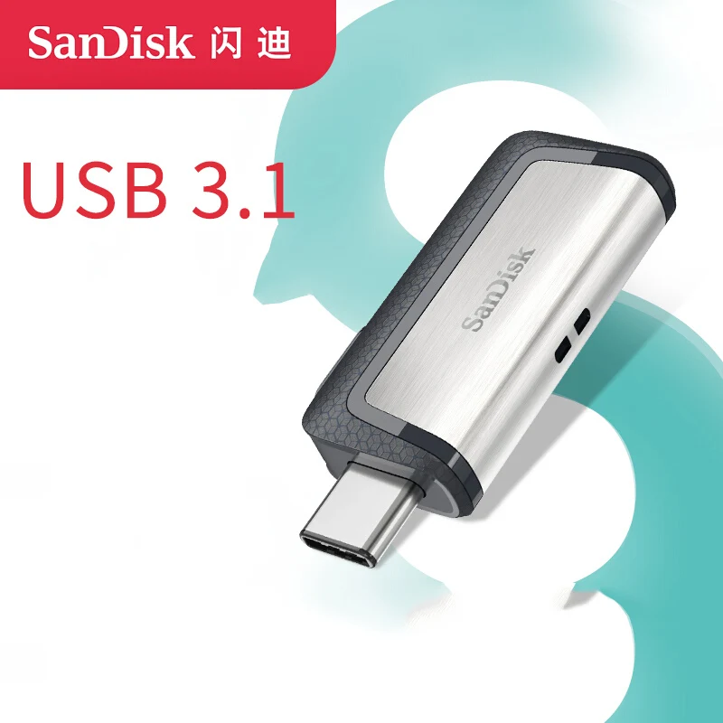 Sandisk SDDDC2 Extreme Type C 128 Гб 64 двойной OTG USB флеш накопитель 16 ГБ Micro 32 Гб|USB
