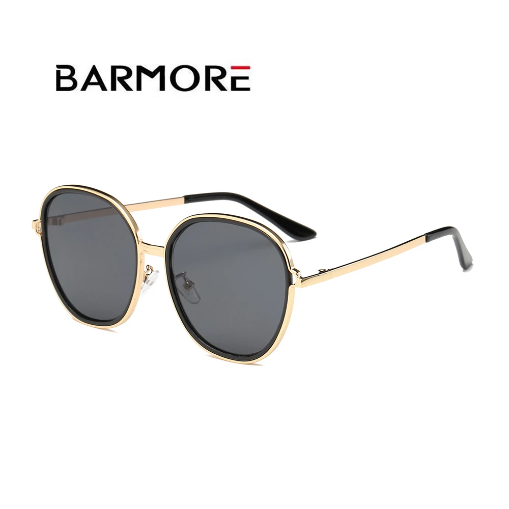 Barmore 2018 Мода Завышение женские солнцезащитные очки поляризованные прямоугольник