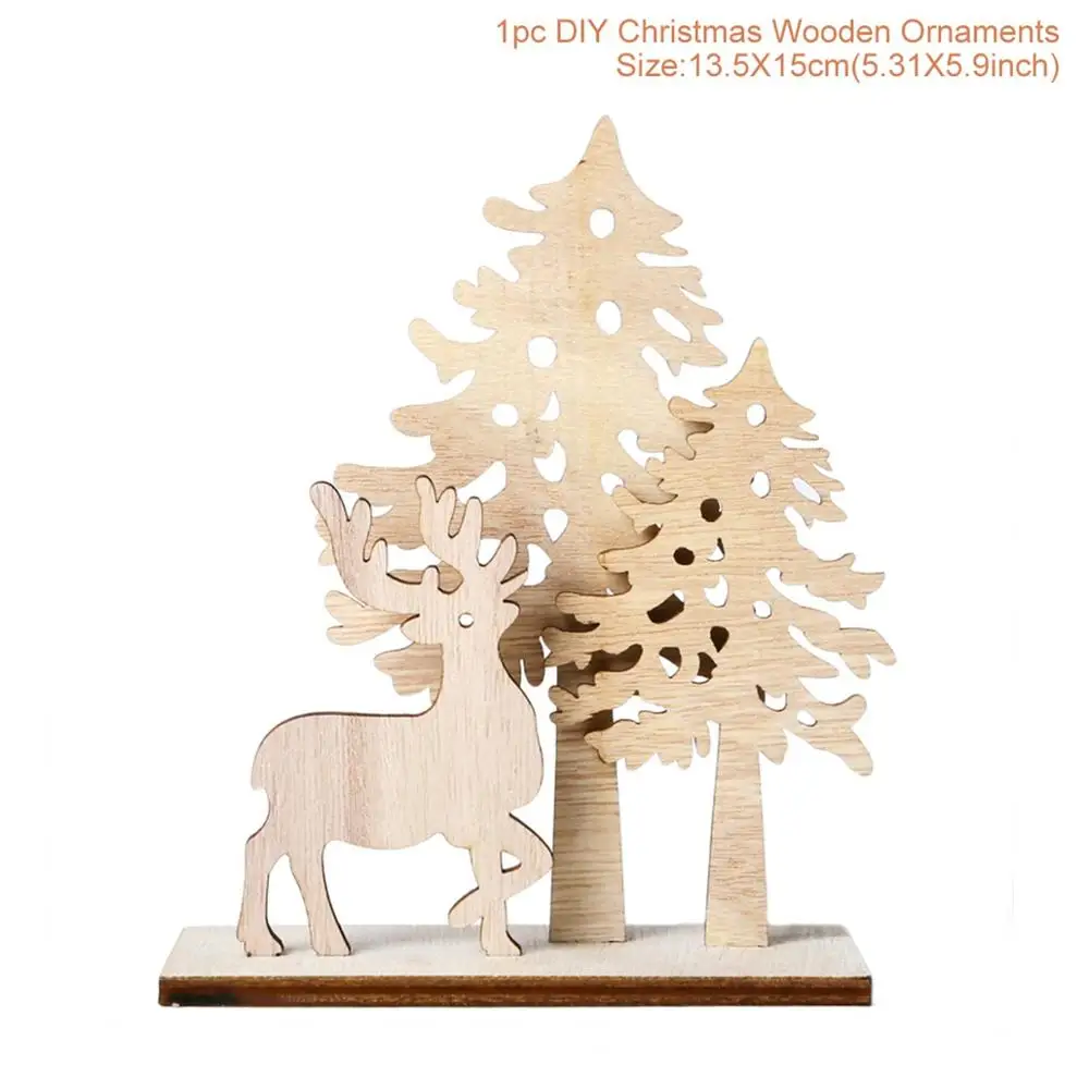 style 2 QIFU рождественские украшения Рождество Navidad рождественские украшения стола для дома Noel Natal Санта-Клаус орнамент - Цвет: style 2