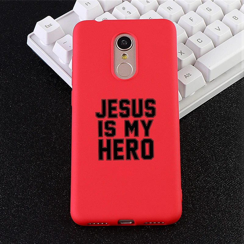 Phone Case for Xiaomi Redmi Note 6 MIX 2 3 S 8 SE Youth Max 4x 5 A Pro Cases Jesus Is My Hero Silicone Covers Accessories |