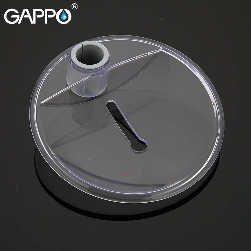 GAPPO Настенный Набор для ручного душа Круглая Панель из нержавеющей стали с 3