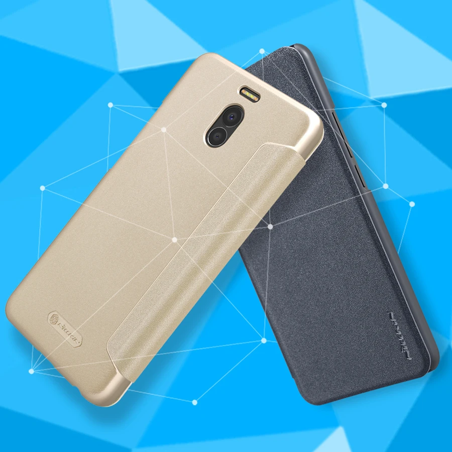 1 шт. Nillkin Новый кожаный чехол Sparkle Leather Case мобильного телефона защитный для Meizu M6