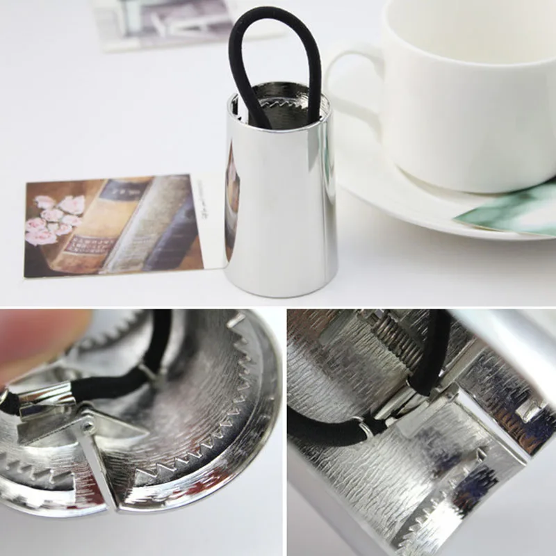 Резинка для волос в стиле панк-рок металлическая эластичная резинка фиксации