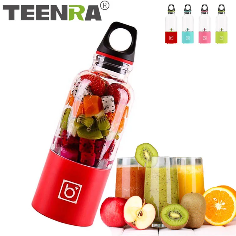 

Соковыжималка TEENRA электрическая портативная, 500 мл, USB