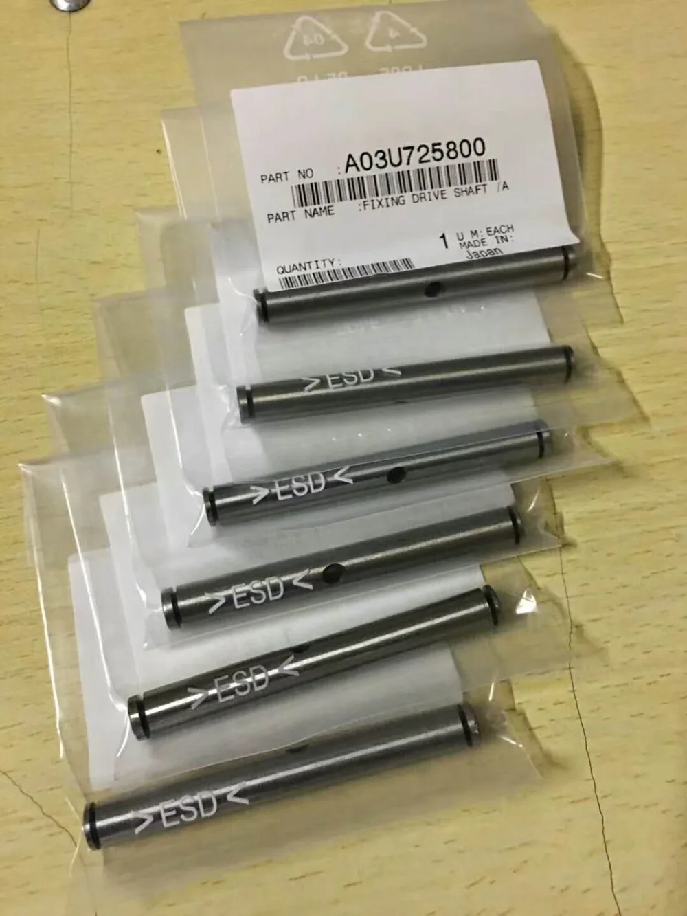2 шт. в комплекте Оригинальный Новый приводной вал для Minolta C5500 C6500 C5501 C6501 C6000 |