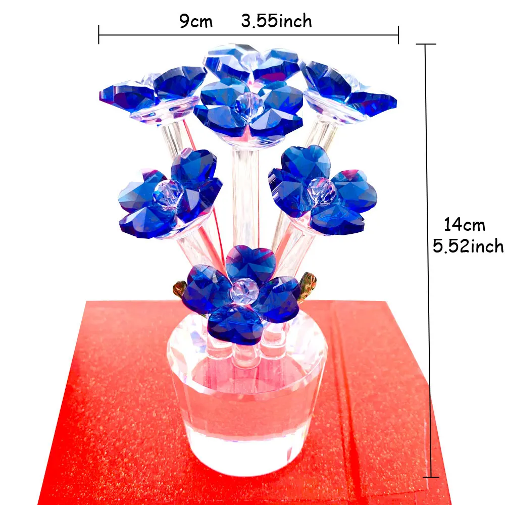 День матери gifCrystal подсолнечника фигурки и миниатюрный Стекло пресс папье