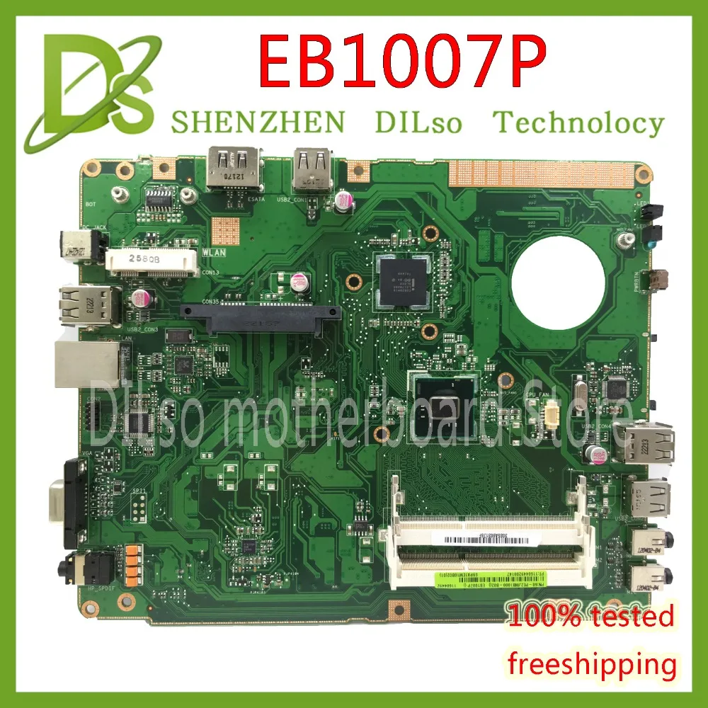 KEFU EB1007P для ASUS EB1007 E1007P материнская плата 2 слота RAM Материнская ноутбука