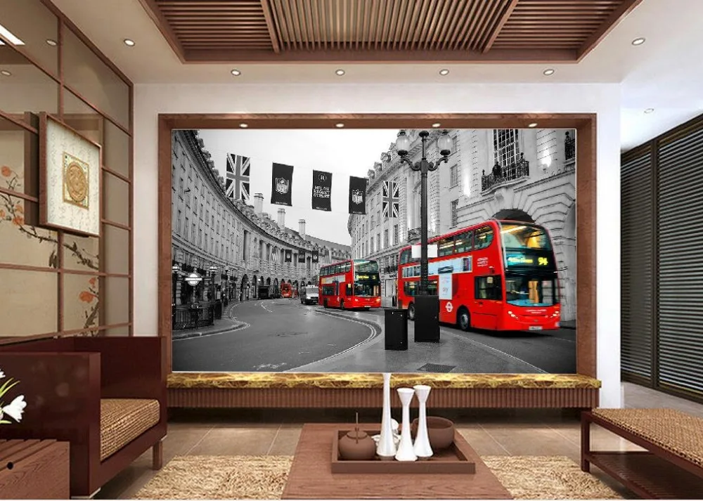 3d обои в стиле ретро современные для гостиной настенные украшения|3d wallpaper|wallpaper