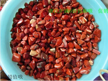 Натуральный кристалл красной яшмы гравий аквариумный декор кристаллы в форме