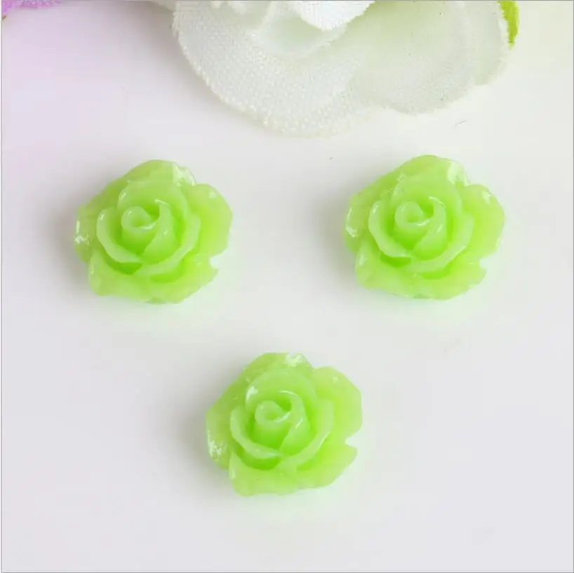 20 шт./лот смешанные цветные бусины в виде цветка камелии кораллового Розы