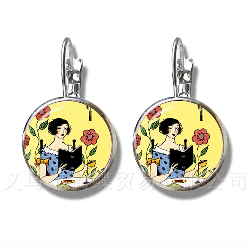 Серьги на День Матери Густава Климта художественные украшения Поцелуй