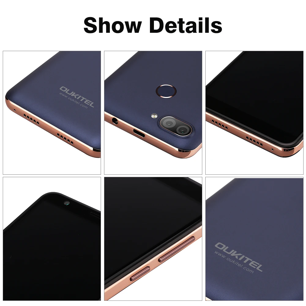 OUKITEL C11 Pro 5 дюймов Android 8 1 WCDMA мобильный телефон MTK6739 четырехъядерный 3G ram + 16G rom Две