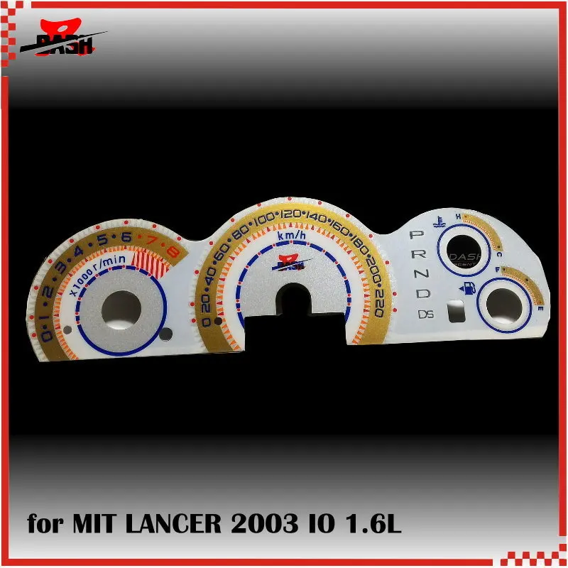 DASH EL свечение Калибр для Lancer io 2003 1.6L обратное белое лицо синий зеленый
