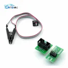Новейший тестовый зажим SOIC8 SOP8 для внутрисхемного Программирования EEPROM 93CXX  25CXX  24CXX + Адаптеры Бесплатная доставка