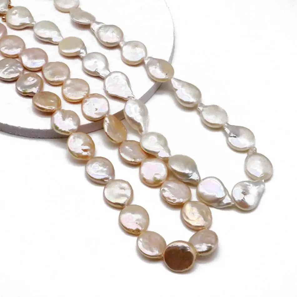 

Choker Baroque Pearl White Champagne Sweet Necklace