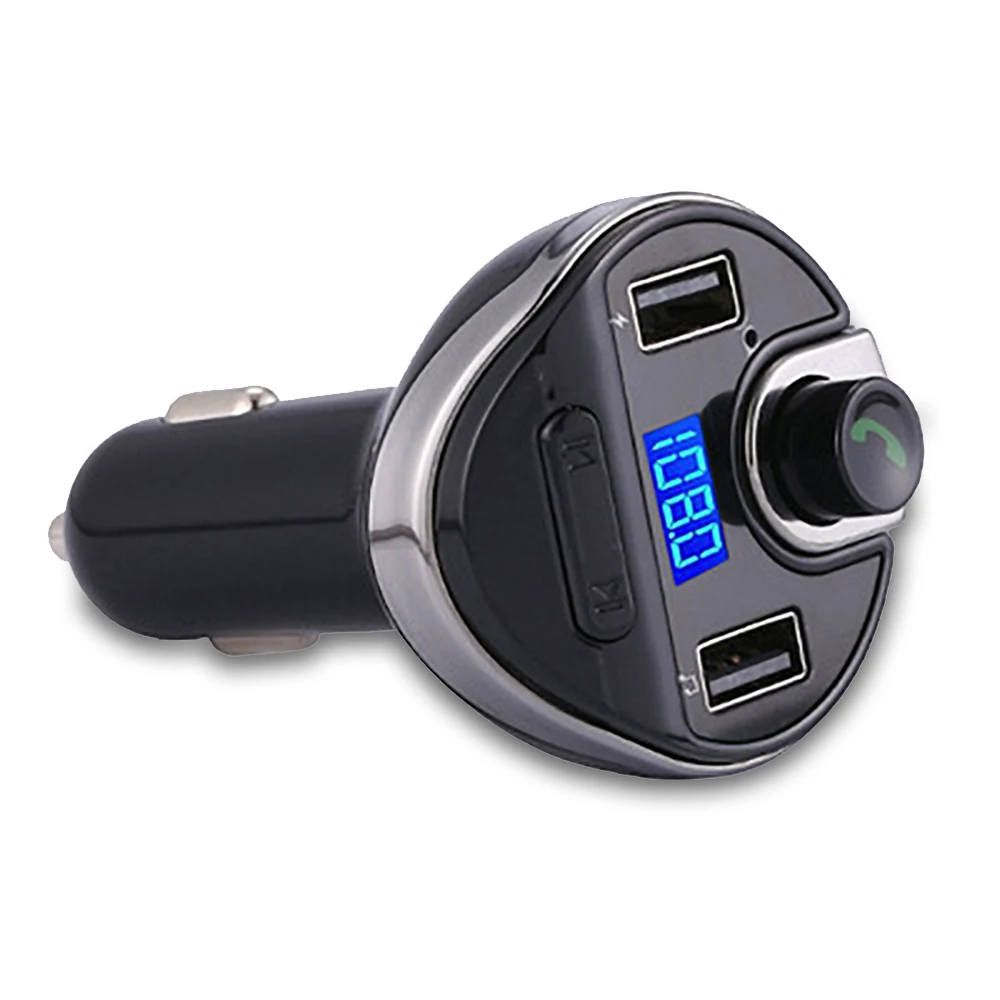 Bluetooth беспроводной Автомобильный MP3-плеер Hands Free Комплект fm-модулятор двойной USB зарядное устройство TF карта Музыка Bluetooth аудио приемник передатчик