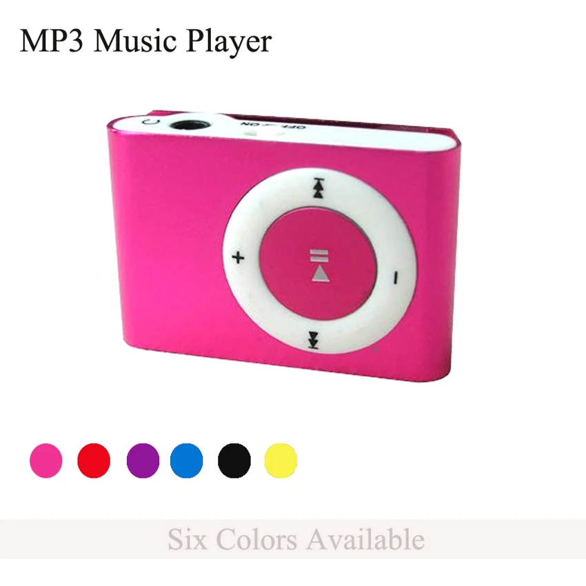Новинка музыкальный мини MP3 плеер с зажимом слот для карт TF/SD наушники кабель