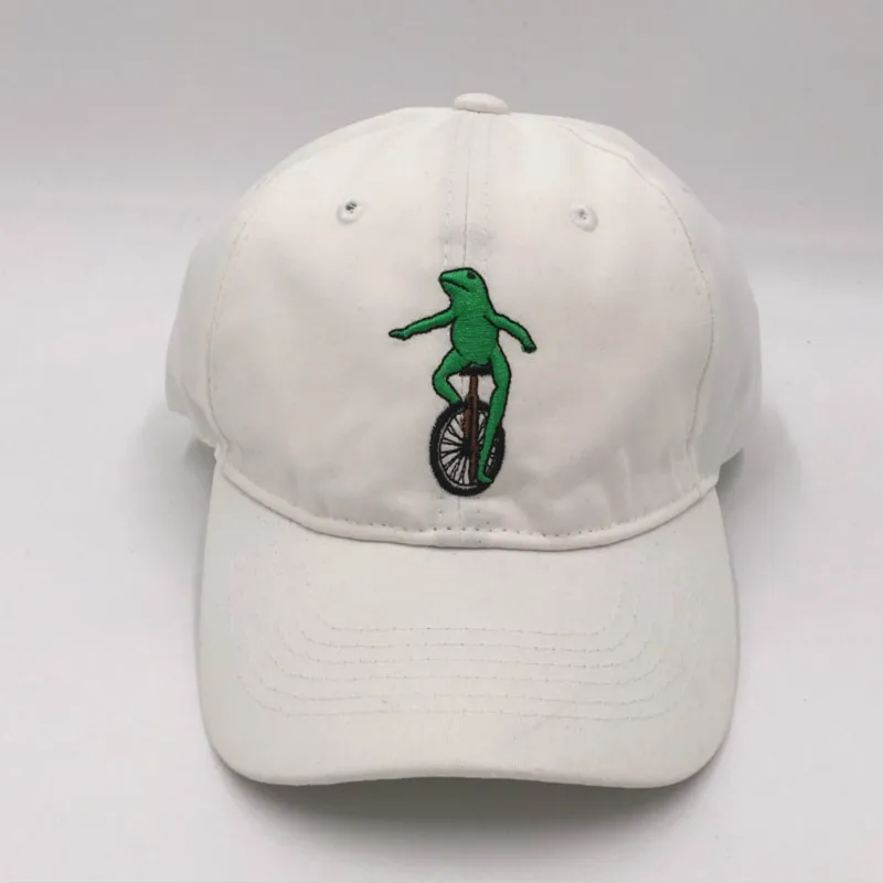 Pepe Dad шляпа мода мультфильм прошитый лягушка папа для женщин мужчин лето хлопок