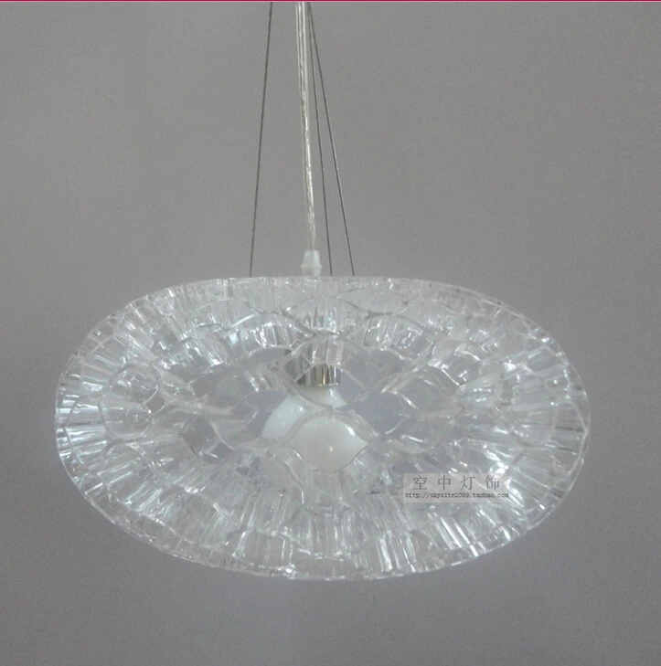 Итальянская дизайнерская столовая акриловая Подвесная лампа 35/50 см современная