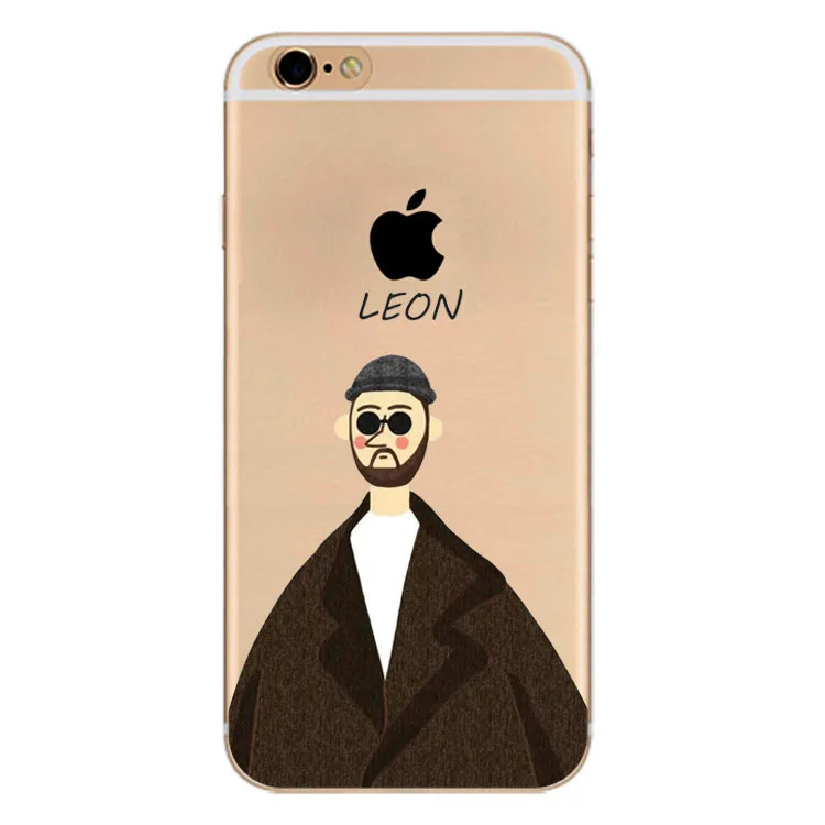 Soft TPU D9008 Классный художественный парный чехол для телефона Leon и Matilda для iPhone 11 pro max 7 5S SE 4S 6S 8 7 Plus мягкий чехол из тпу для huawei P20 Lite чехол - Цвет: Soft TPU D9008