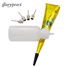 Краска для тела Mehndi, 3 шт.компл., хна черного цвета, бутылка для пасты игла, Временный макияж для нанесения татуировок