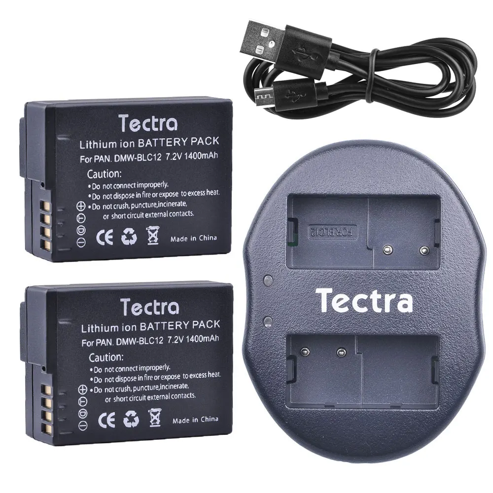 2 шт. DMW BLC12 BLC12PP BP DC12 литий ионный аккумулятор для Panasonic FZ1000 FZ200 FZ300 G5 G6 G7 GH2 + USB