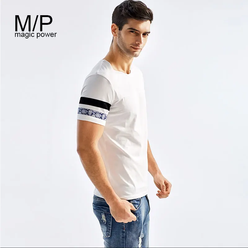 Магия Мощность Для мужчин s футболка Мода 2017 Фитнес Футболки для брендовая с