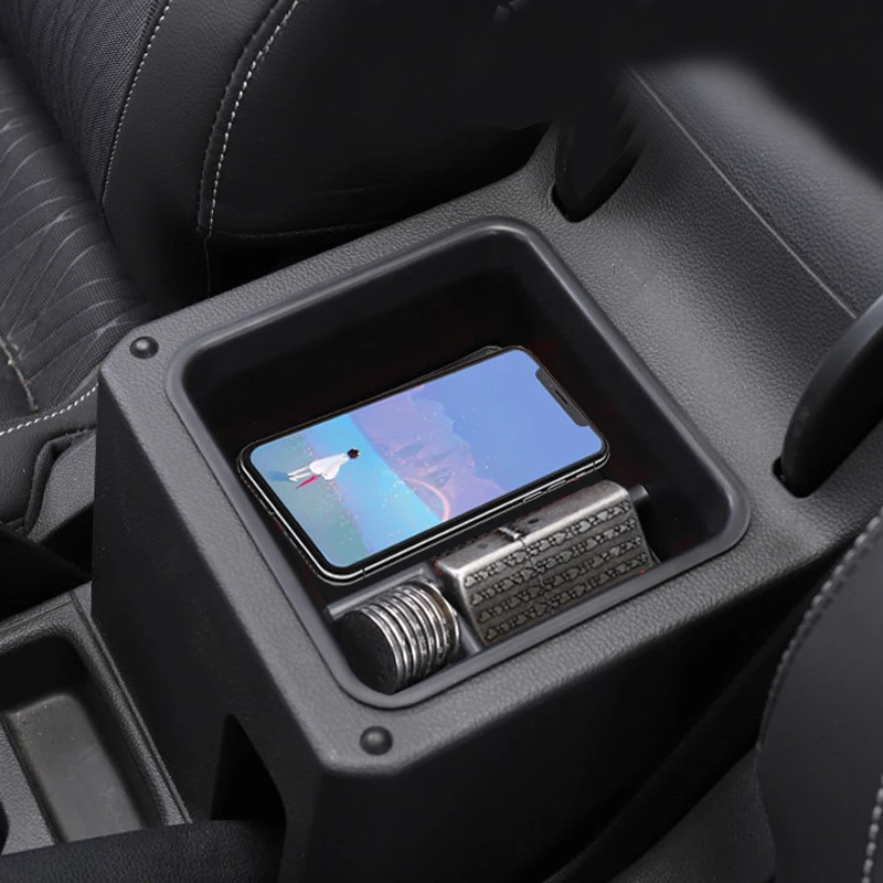 Для VW Volkswagen T-Cross внутренний центральный подлокотник коробка для хранения держатель Orgainzer лоток аксессуары для стайлинга автомобилей