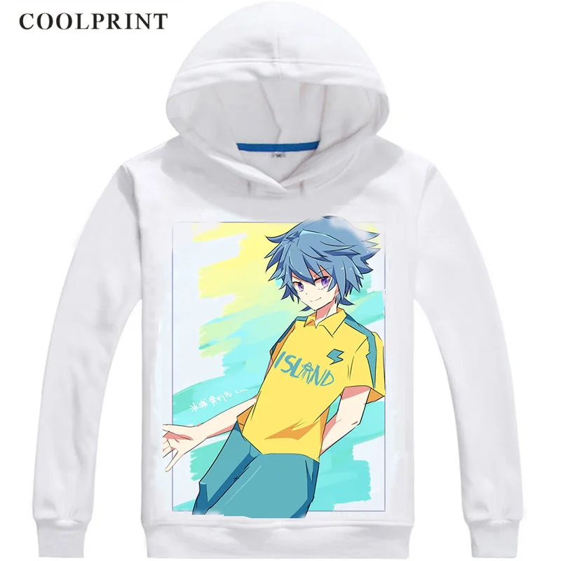 Мужские толстовки Coolprint Hiura Kirina толстовка Inazuma Eleven Ares No Tenbin Мужская уличная одежда