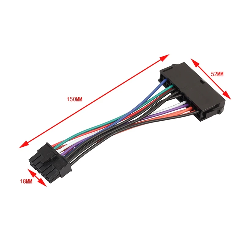 Все медные сердечники 12 см компьютерный кабель питания 24PIN до 12PIN для acer |