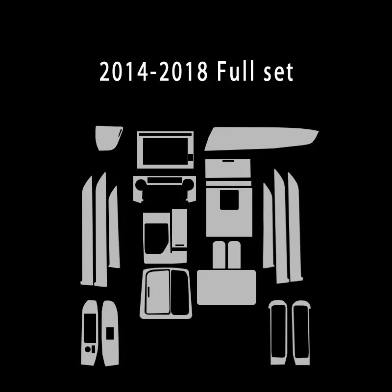 Автомобильная Наклейка для Toyota прозрачная защитная пленка ТПУ наклейки Alphard