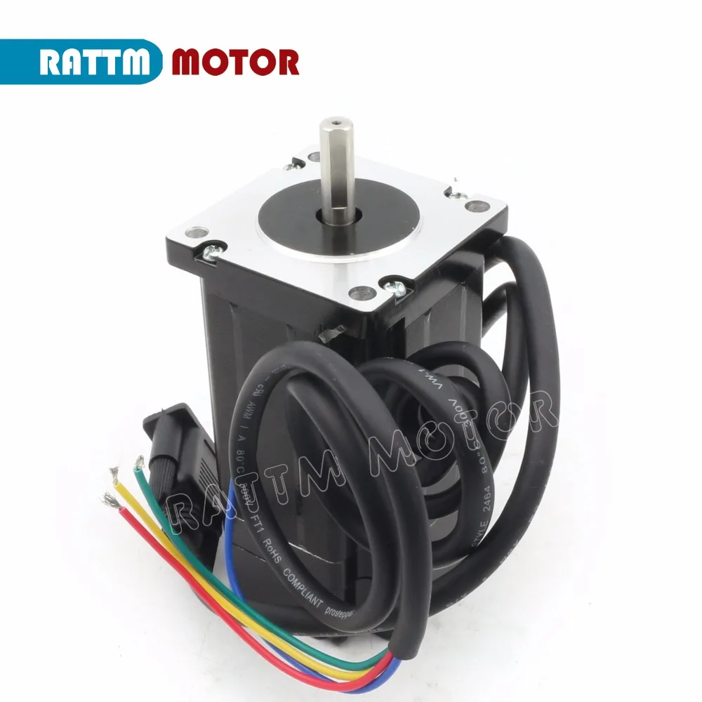 ЕС без НДС Nema24 2 фазы замкнутого контура Серводвигатель L88mm 5A 3N. m& HSS60 6A Гибридный шаг Серводвигатель набор контроллеров cnc