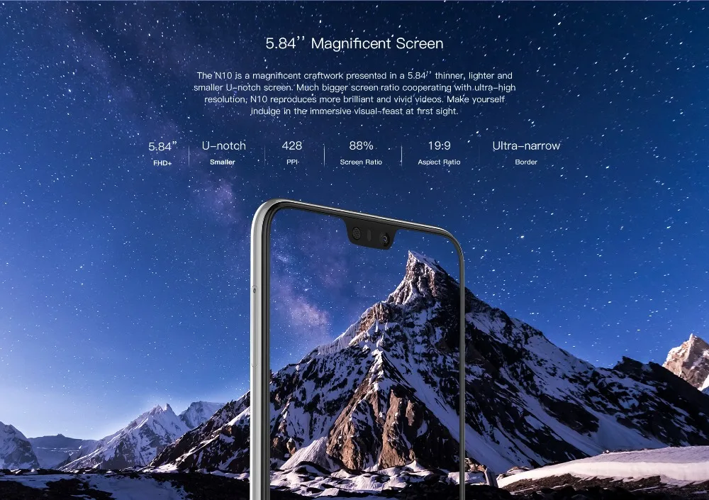 Оригинал DOOGEE Y8 Android 9 0 мобильный телефон 6 1 inch 19:9 Экран MTK6739 4 ядра 3 GB 16 8MP 3400 mAh