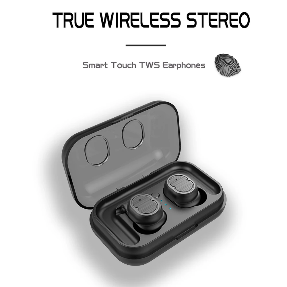 Мини Bluetooth наушники 5,0 TWS сенсорное управление стерео музыка наушники беспроводные вкладыши Спортивные Bluetooth наушники для iphone