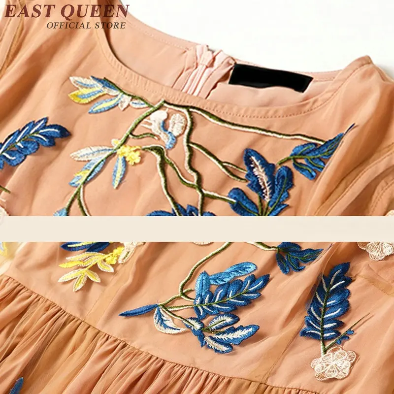 Женское летнее длинное платье Новое поступление 2019 Сетчатое милое пляжное