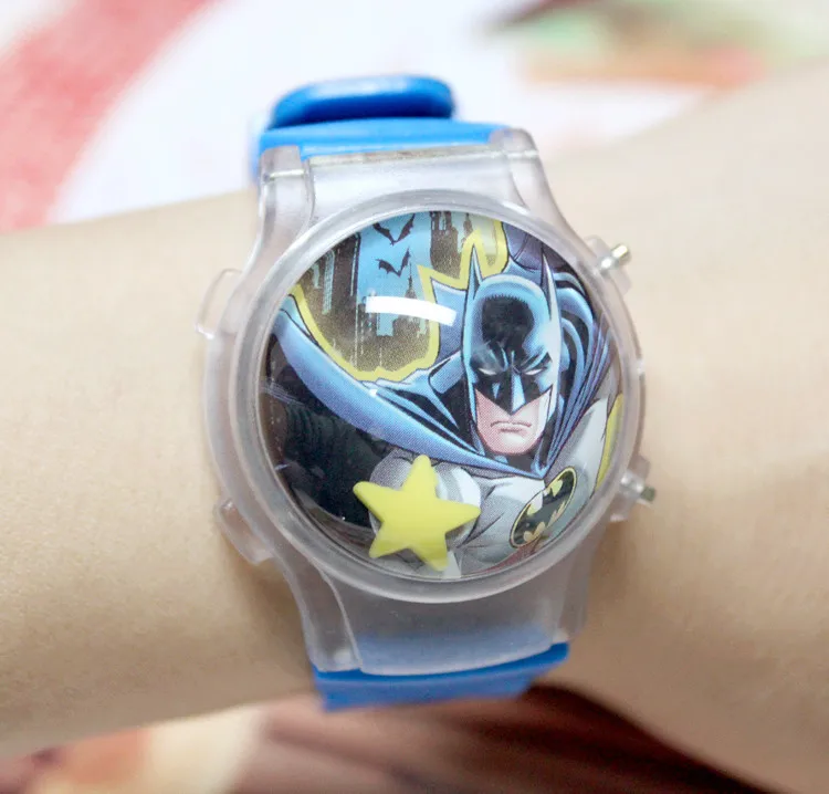 Montre Enfant мультфильм 3D проекция Человек-паук детские часы для маленьких девочек мальчиков детские спортивные цифровые наручные часы relojes