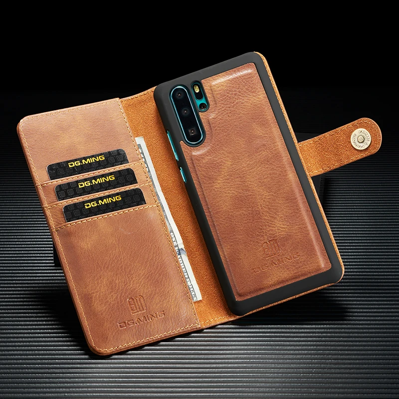 Для huawei mate 20 30 Pro Lite 10 Pro Psmart P10 P20 P30 Роскошный Ретро Кожаный 2 в 1 съемный магнитный флип-чехол Чехол
