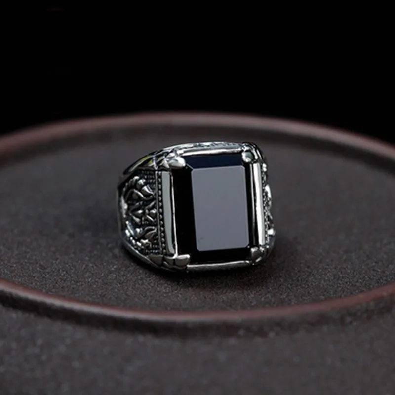 Мужское кольцо из серебра 100% пробы с гравировкой | Украшения и аксессуары