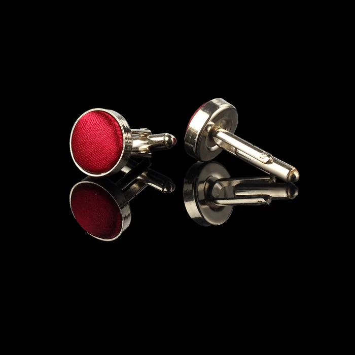 1 пара мужские круглые запонки 8 цветов|cloth cufflinks|cufflinks wholesalewholesale cufflinks |