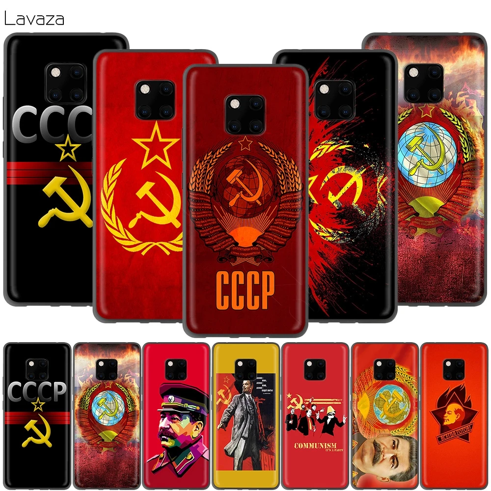 Чехол Lavaza Сталин Советский Союз для Huawei P30 P20 P10 P9 P8 Mate 20 10 Pro Lite P Smart 2017|Бамперы| |
