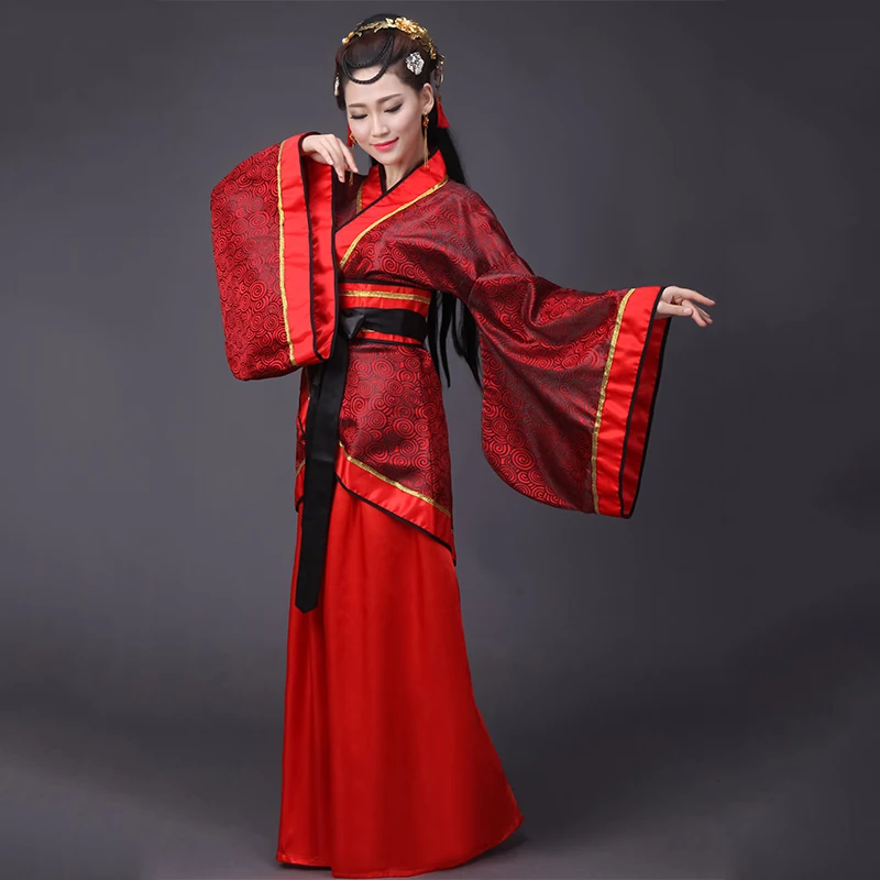 Китайский древний костюм для женщин Hanfu Danse Enfant сценическая одежда Китай костюмы для оперы традиционное платье DL2859