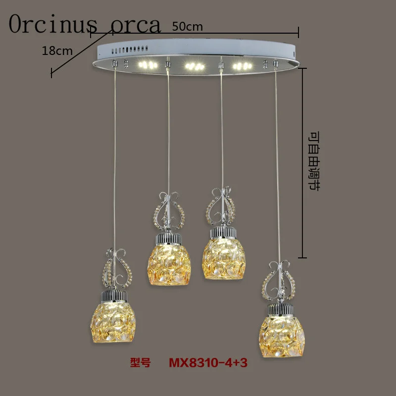 Роскошная светодиодная люстра в американском стиле креативная индивидуальная