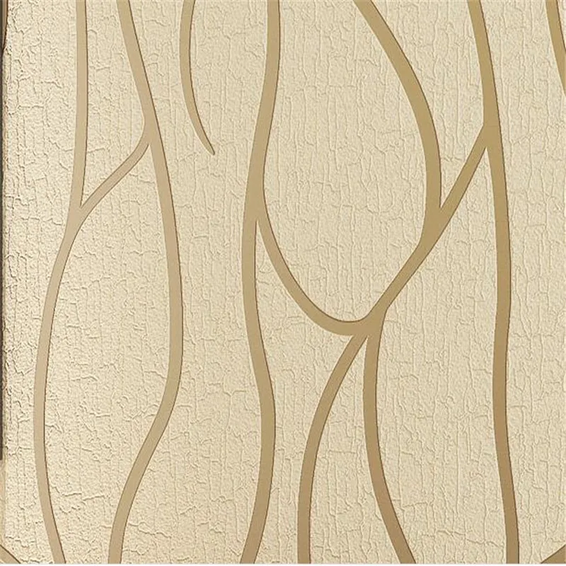 Luxury Modern Wallpapers Geometric Pattern Thicken 3D Stereoscopic Non-woven Fabric Wallpaper Bedroom Living Room Walls Covering |