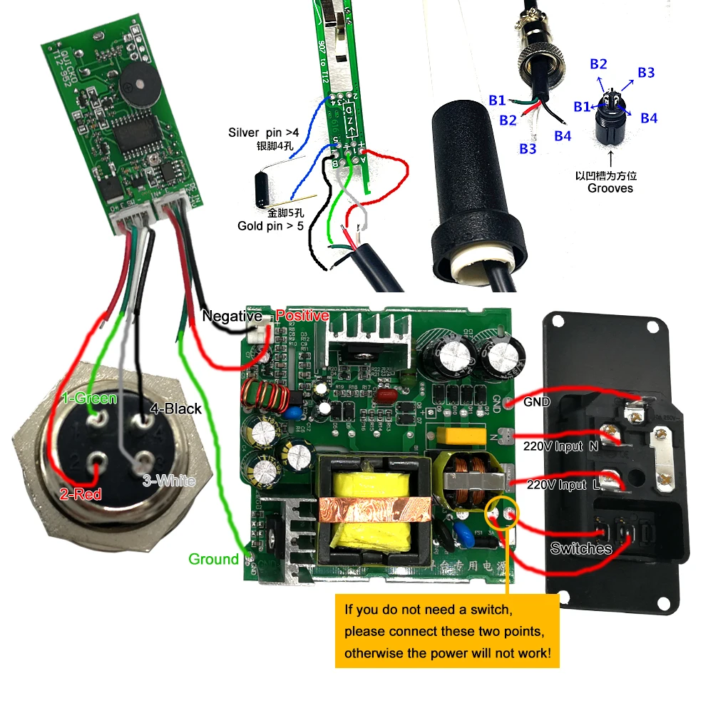 STC T12 OLED цифровая паяльная станция DIY комплекты контроллер температуры Новая версия с ручкой Вибрационный переключатель