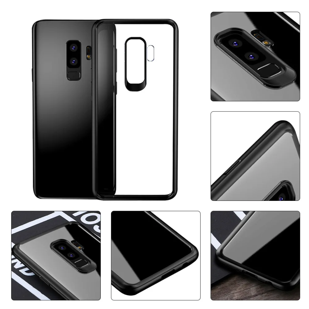 Чехол IPAKY для Samsung Galaxy S9 мягкий чехол из ТПУ и поликарбоната прозрачная задняя