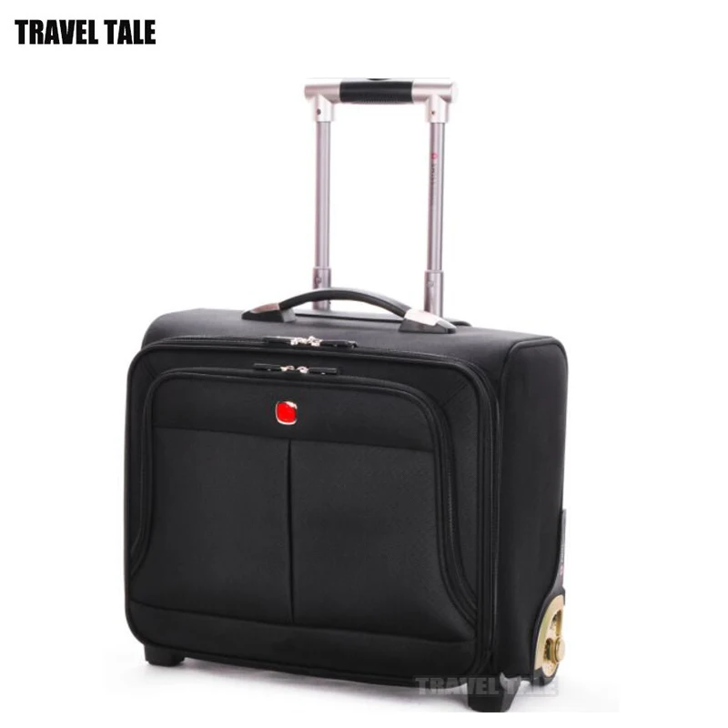 TRAVEL TALE 18 дюймов мужские бизнес багаж чемодан чемоданы с колесами|suitcase with wheels|business